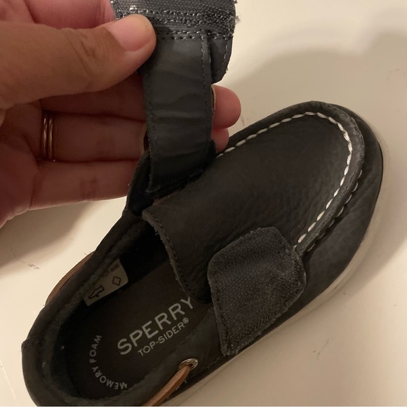 Sperry Kids Gray Boat Shoes - Picture 7 of 8